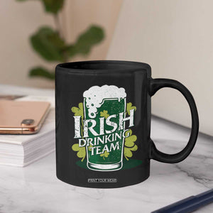 Funny St Patrick's Day Irish Beer Drinking Coffee Mug Irish Drinking Team Green Beer Shamrock TS11 Print Your Wear