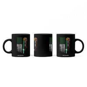 Funny St Patrick's Day Irish Beer Drinking Coffee Mug Vintage Irish American Flag TS11 Print Your Wear