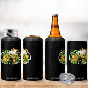 Funny St Patrick's Day Irish Beer Drinking Craic 4 in 1 Can Cooler Tumbler TS11 Print Your Wear