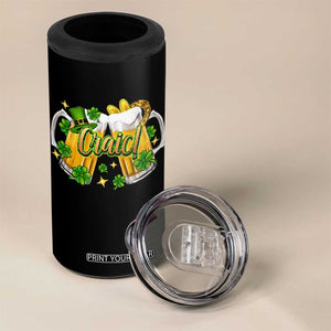 Funny St Patrick's Day Irish Beer Drinking Craic 4 in 1 Can Cooler Tumbler TS11 Print Your Wear