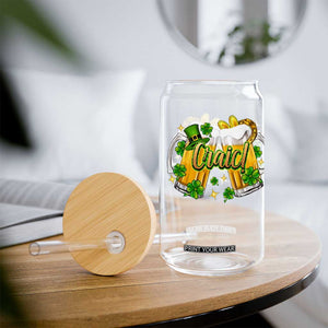 Funny St Patrick's Day Irish Beer Drinking Craic Glass Can TS11 Print Your Wear