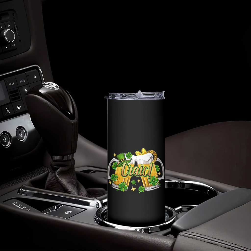 Funny St Patrick's Day Irish Beer Drinking Craic Skinny Tumbler TS11 Print Your Wear
