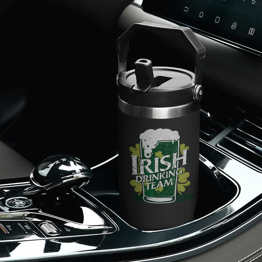 Funny St Patrick's Day Irish Beer Drinking Flip Straw Tumbler Irish Drinking Team Green Beer Shamrock TS11 Print Your Wear