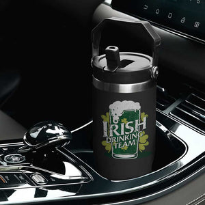 Funny St Patrick's Day Irish Beer Drinking Flip Straw Tumbler Irish Drinking Team Green Beer Shamrock TS11 Print Your Wear