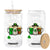 Funny St Patrick's Day Irish Beer Drinking Glass Can Drink Up Bitches Ireland Flag TS11 Black Print Your Wear