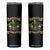 Funny St Patrick's Day Irish Beer Drinking Skinny Tumbler 0% Irish 100% Drunk Skull TS11 Black Print Your Wear