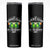 Funny St Patrick's Day Irish Beer Drinking Skinny Tumbler The Lucky Beer Club Ireland Flag TS11 Black Print Your Wear