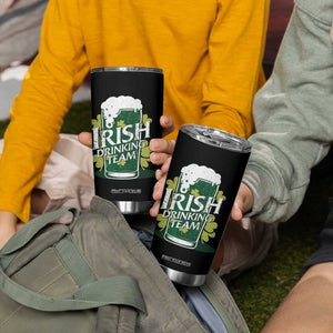 Funny St Patrick's Day Irish Beer Drinking Tumbler Cup Irish Drinking Team Green Beer Shamrock TS11 Print Your Wear