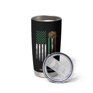 Funny St Patrick's Day Irish Beer Drinking Tumbler Cup Vintage Irish American Flag TS11 Print Your Wear