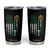 Funny St Patrick's Day Irish Beer Drinking Tumbler Cup Vintage Irish American Flag TS11 Black Print Your Wear