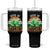 Funny St Patrick's Day Irish Beer Drinking Tumbler With Handle Drink Up Bitches Beer Mug TS11 One Size: 40 oz Black Print Your Wear