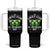 Funny St Patrick's Day Irish Beer Drinking Tumbler With Handle The Lucky Beer Club Ireland Flag TS11 One Size: 40 oz Black Print Your Wear
