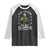 Funny Stay Trapped Or Get Clapped George Washington Raglan Shirt 4th of July TS11 Black White Print Your Wear