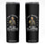 Funny Stay Trapped Or Get Clapped George Washington Skinny Tumbler 4th of July TS11 Black Print Your Wear