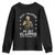 Funny Stay Trapped Or Get Clapped George Washington Youth Sweatshirt 4th of July TS11 Black Print Your Wear