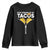 Funny Stop Staring At My Tacos Youth Sweatshirt Mexican Cinco De Mayo TS11 Black Print Your Wear