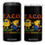 Funny TACO Cool Taco vs Trump Chicken 4 in 1 Can Cooler Tumbler Trump Always Chickens Out TS02 One Size: 16 oz Black Print Your Wear