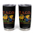 Funny TACO Cool Taco vs Trump Chicken Tumbler Cup Trump Always Chickens Out TS02 Black Print Your Wear