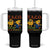 Funny TACO Cool Taco vs Trump Chicken Tumbler With Handle Trump Always Chickens Out TS02 One Size: 40 oz Black Print Your Wear