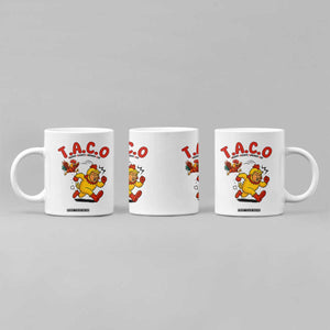 Funny TACO Running Chicken Coffee Mug Trump Always Chickens Out Hilarious Political TS02 Print Your Wear
