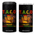 Funny TACO Trump Always Chickens Out 4 in 1 Can Cooler Tumbler American Flag Political Parody TS02 One Size: 16 oz Black Print Your Wear