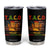 Funny TACO Trump Always Chickens Out Tumbler Cup American Flag Political Parody TS02 Black Print Your Wear