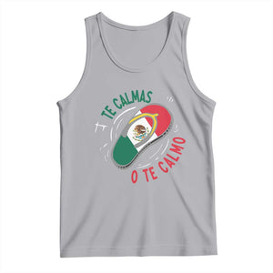 Funny Te Calmas O Te Calmo Tank Top Mexican Mother's Day TS11 Athletic Heather Print Your Wear