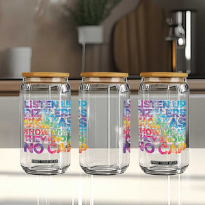 Funny Teacher Glass Can Listen Up Rizzlers Sigmas Show Work No Cap Tie-Dye TS10 Print Your Wear