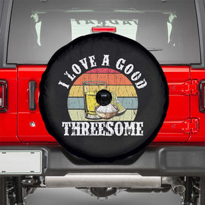 Funny Tequila Lover Spare Tire Cover I Love A Good Threesome Cinco de Mayo TS11 Black Print Your Wear