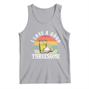 Funny Tequila Lover Tank Top I Love A Good Threesome Cinco de Mayo TS11 Athletic Heather Print Your Wear
