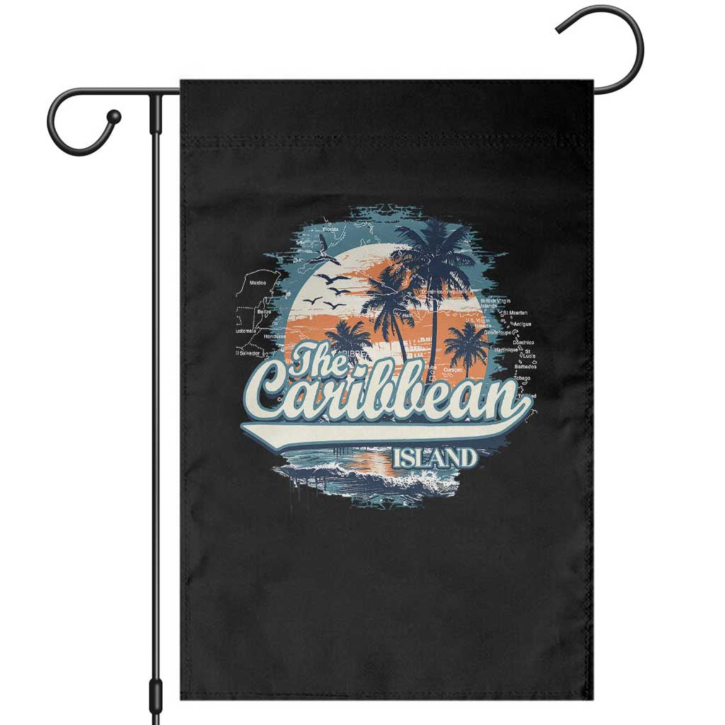 Funny The Caribbean Islands Garden Flag Caribbean Sea Tour Summer Vacation TS11 Black Print Your Wear