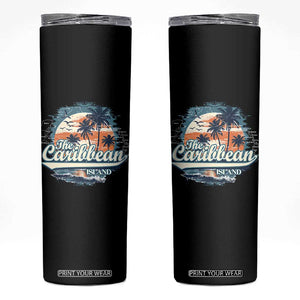 Funny The Caribbean Islands Skinny Tumbler Caribbean Sea Tour Summer Vacation TS11 Black Print Your Wear