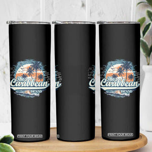Funny The Caribbean Islands Skinny Tumbler Caribbean Sea Tour Summer Vacation TS11 Print Your Wear