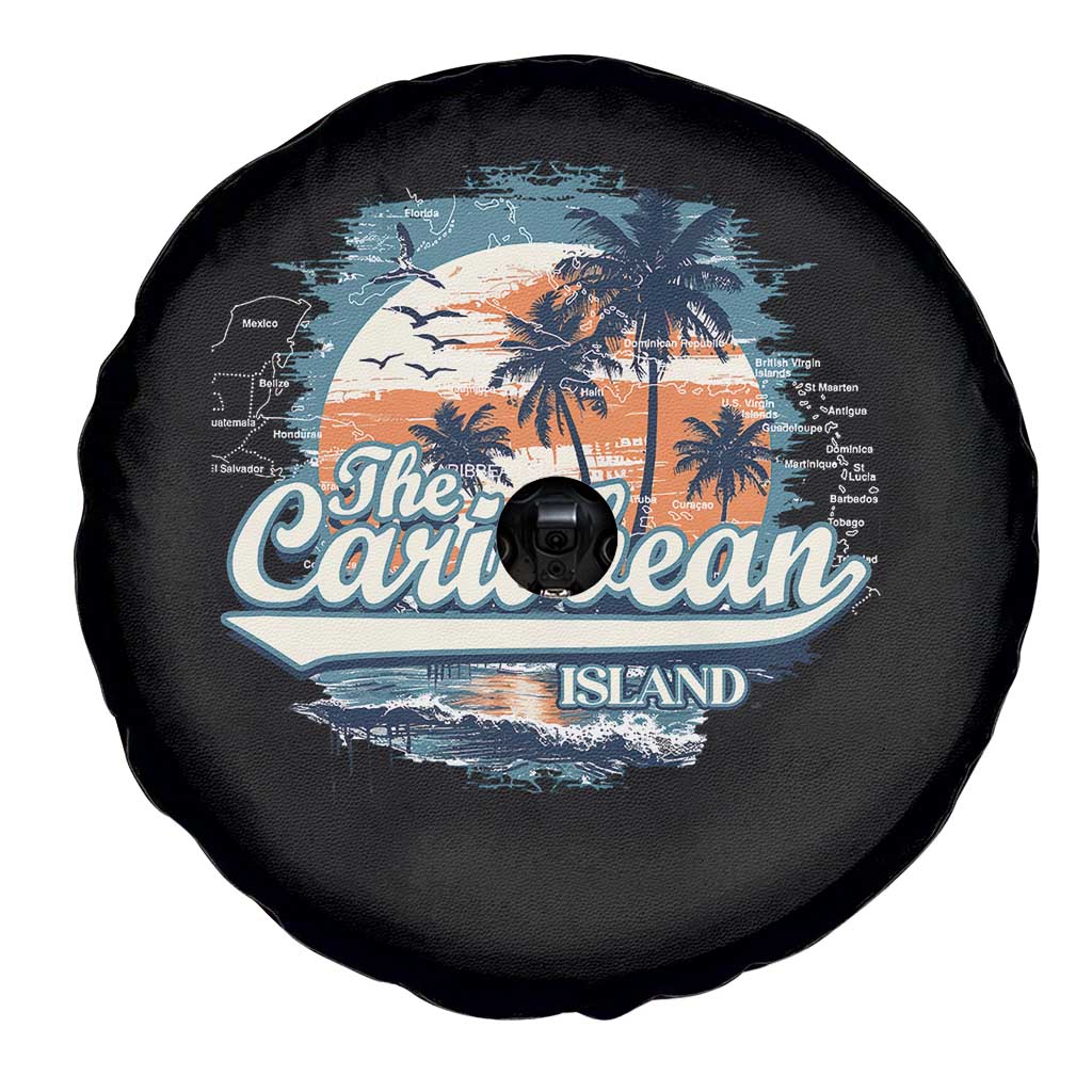 Funny The Caribbean Islands Spare Tire Cover Caribbean Sea Tour Summer Vacation TS11 Print Your Wear
