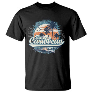 Funny The Caribbean Islands T Shirt Caribbean Sea Tour Summer Vacation TS11 Black Print Your Wear