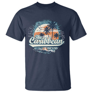 Funny The Caribbean Islands T Shirt Caribbean Sea Tour Summer Vacation TS11 Navy Print Your Wear