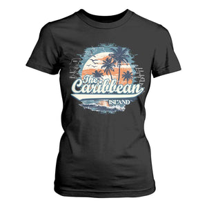 Funny The Caribbean Islands T Shirt For Women Caribbean Sea Tour Summer Vacation TS11 Black Print Your Wear