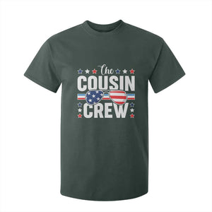 Funny The Cousin Crew 4th Of July T Shirt For Kid Patriotic American Family Matching TS11 Dark Forest Green Print Your Wear