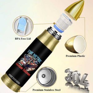 Funny The Metric System Can't Measure Freedom 4th Of July Bullet Tumbler TS11 Print Your Wear