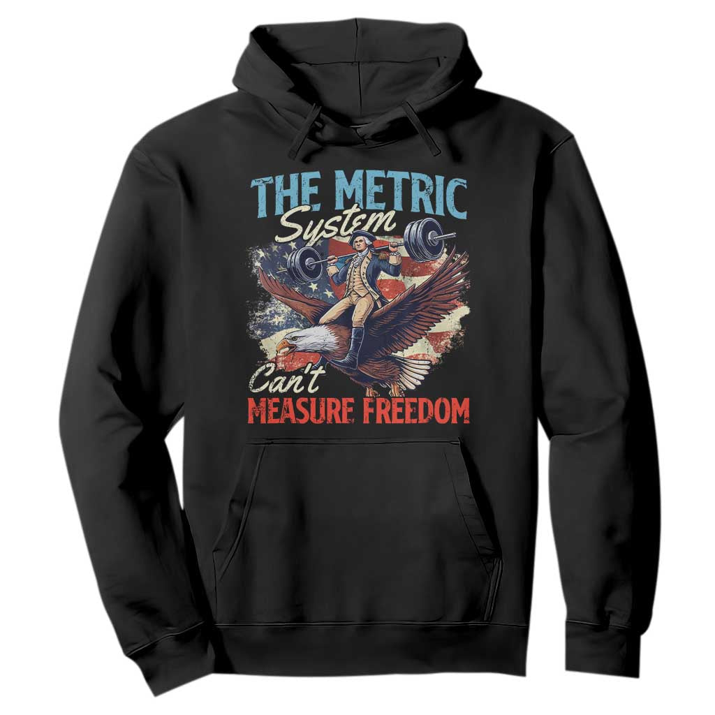 Funny The Metric System Can't Measure Freedom 4th Of July Hoodie TS11 Black Print Your Wear