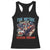 Funny The Metric System Can't Measure Freedom 4th Of July Racerback Tank Top TS11 Black Print Your Wear