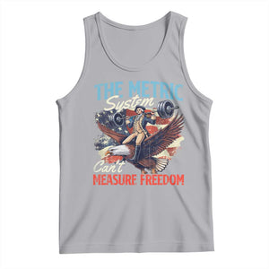 Funny The Metric System Can't Measure Freedom 4th Of July Tank Top TS11 Athletic Heather Print Your Wear