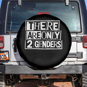 Funny There Are Only 2 Genders Male And Female Spare Tire Cover TS11 No hole Black Print Your Wear