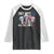 Funny They Hate Us Cuz They Ain't Us Raglan Shirt Founding Fathers 4th of July American Flag TS11 Black White Print Your Wear