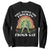 Funny They Turned The Frickin Frogs Gay Sweatshirt Gay Frog LGBT Rainbow TS11 Black Print Your Wear