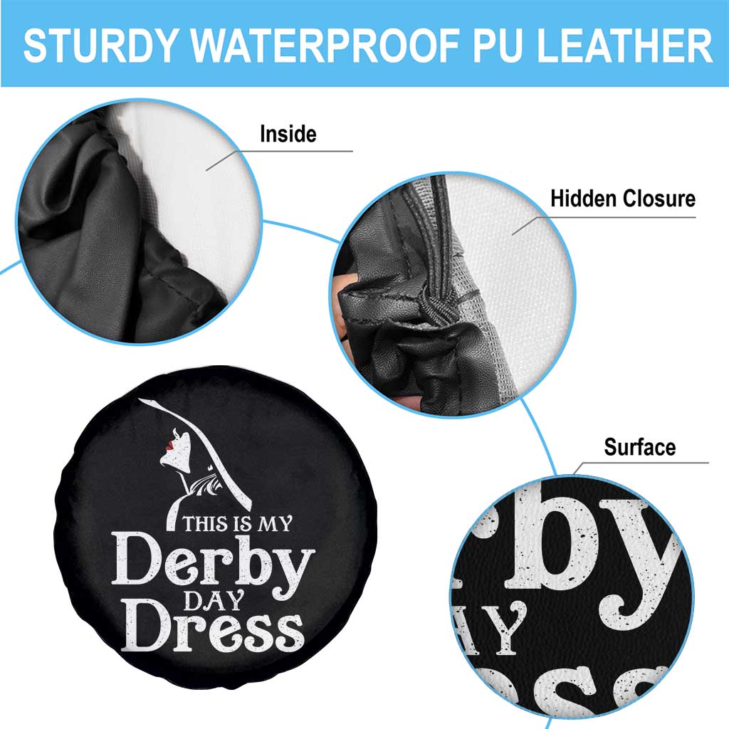 Funny This Is My Derby Day Dress Spare Tire Cover Horse Racing Fascinator Hat TS11 Print Your Wear