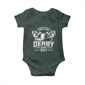 Funny This Is My Derby Day Suit Baby Onesie Horse Racing TS11 Print Your Wear