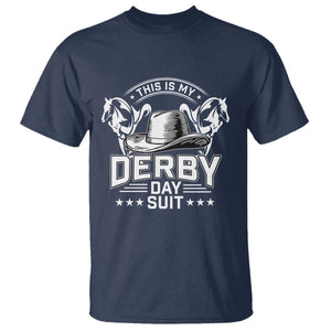 Funny This Is My Derby Day Suit T Shirt Horse Racing TS11 Navy Print Your Wear