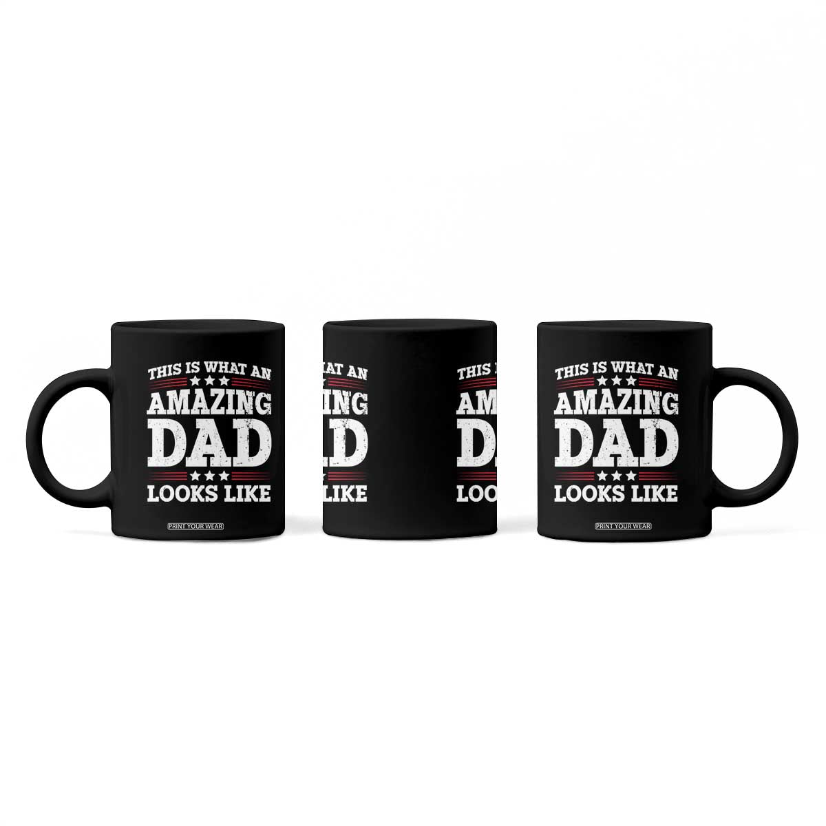 Funny This Is What An Amazing Dad Looks Like Coffee Mug Fathers Day TS11 Print Your Wear