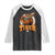 Funny Tiger Lover Baseball Animal Sport Raglan Shirt Inspirational Athletic TS11 Black White Print Your Wear